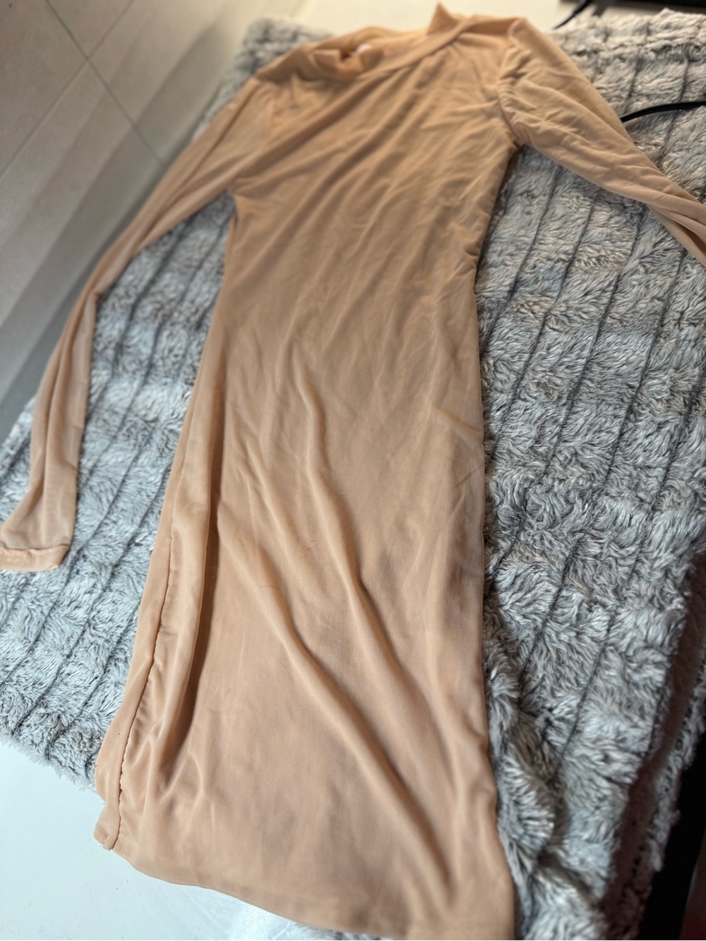 Hot & Delicious Soft Peach Bodycon Top